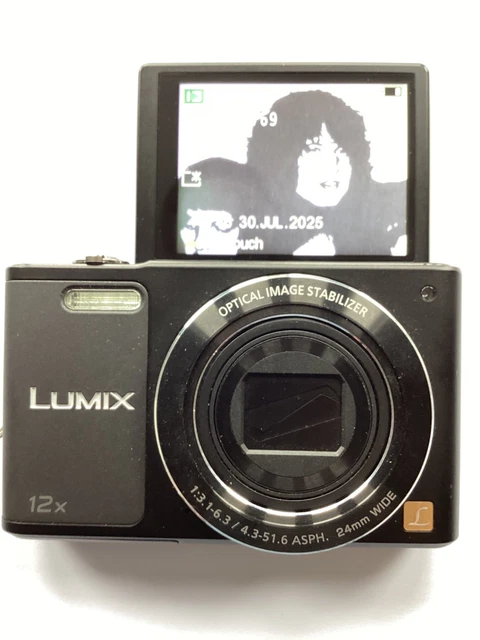 PANASONIC LUMIX DMC-SZ10 Flip Screen BLACK 16MP Digital Camera