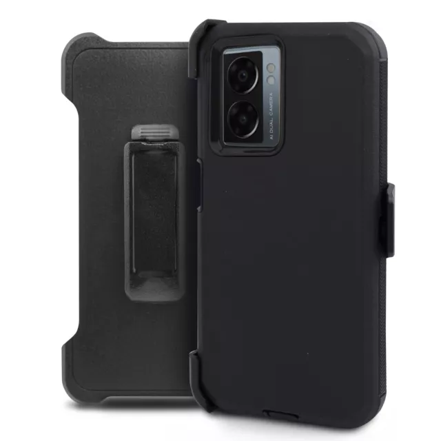 For OnePlus Nord N300 5G Defender Shockproof case Belt Clip Holster with Screen