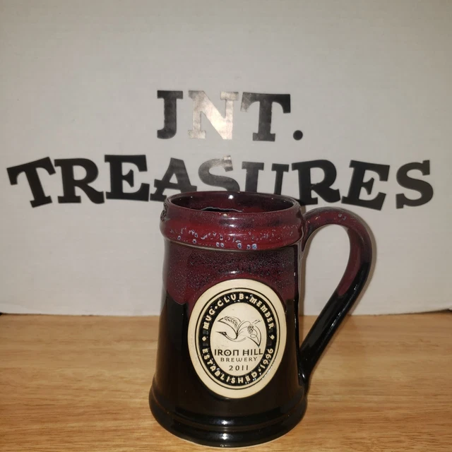 IRON HILL BREWERY- 2011 MUG CLUB MEMBER Stoneware Ceramic BEER Stein. Nice