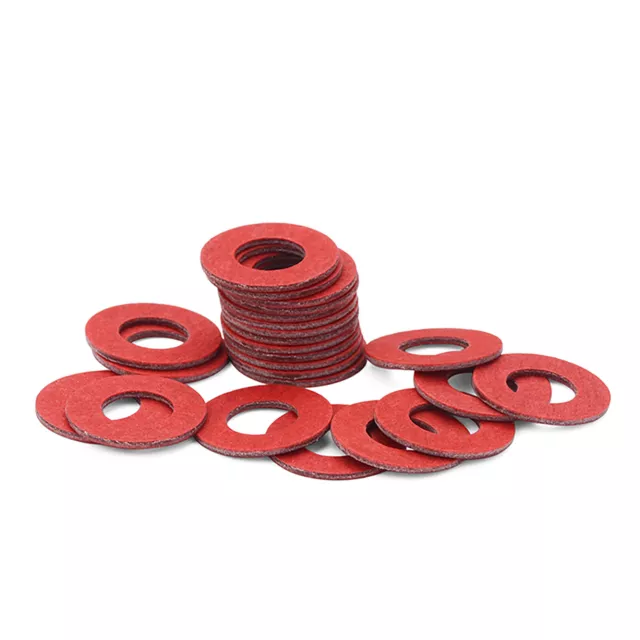 Red Fibre Flat Sealing Washers Insulating Washer M2 M2.5 M3 M3.5 M4 M5 M6 M8