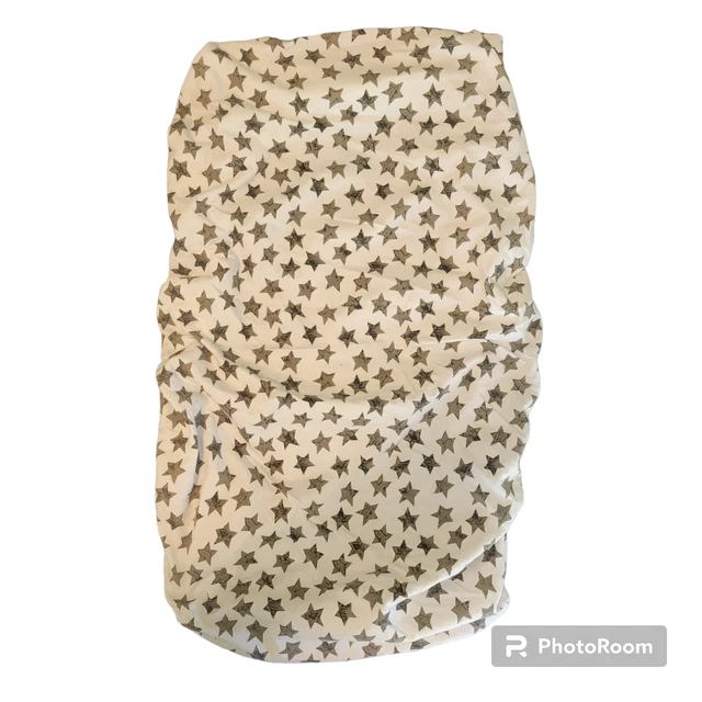 Gray Stars Changing Pad Cover Boy Girl Gender Neutral
