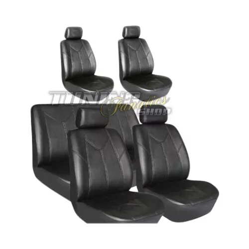 Housses de Siège car Seat Covers Voiture Van Bus 4x + Banque Simili Cuir