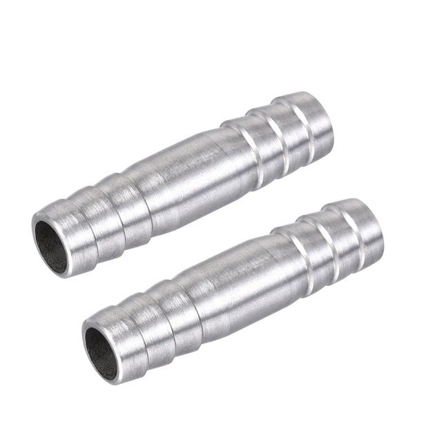Barb Hose Fitting 12x50mm Quick Connectors Adapter for Water Fuel Air Oil 2Pcs