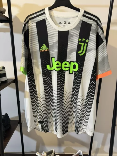 Juventus X Palace 2019/2020 Fourth Football Shirt VGC Genuine Mens XL Adidas