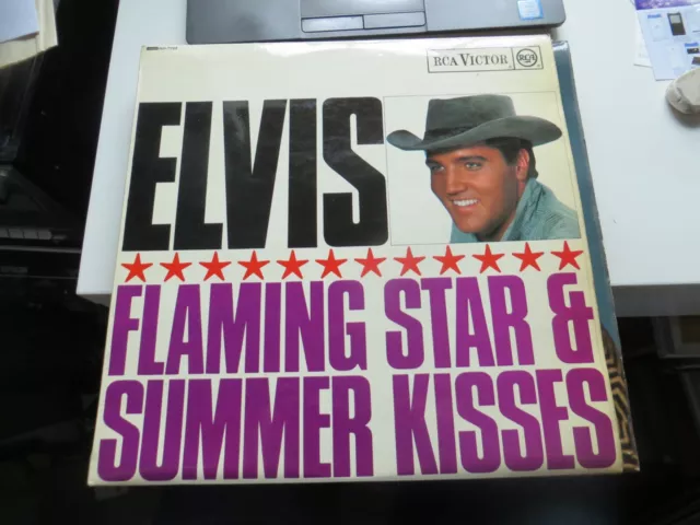 Elvis Presley  1965  Uk  Lp  Flaming Star And Summer Kisses Rca Victor Rd.7723