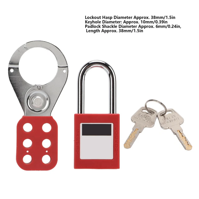 Lockout Tagout Hasp 38 mm/1,5 pollici per industriale