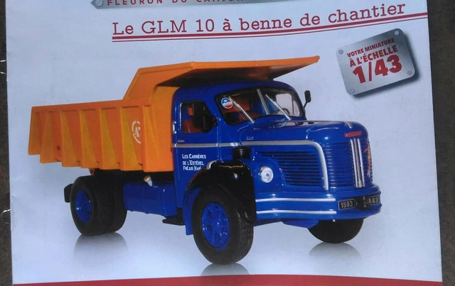 Collection Berliet GLM 10 R Malaxeur à Asphalte Roger Martin 1957 - 1/43 Hachette