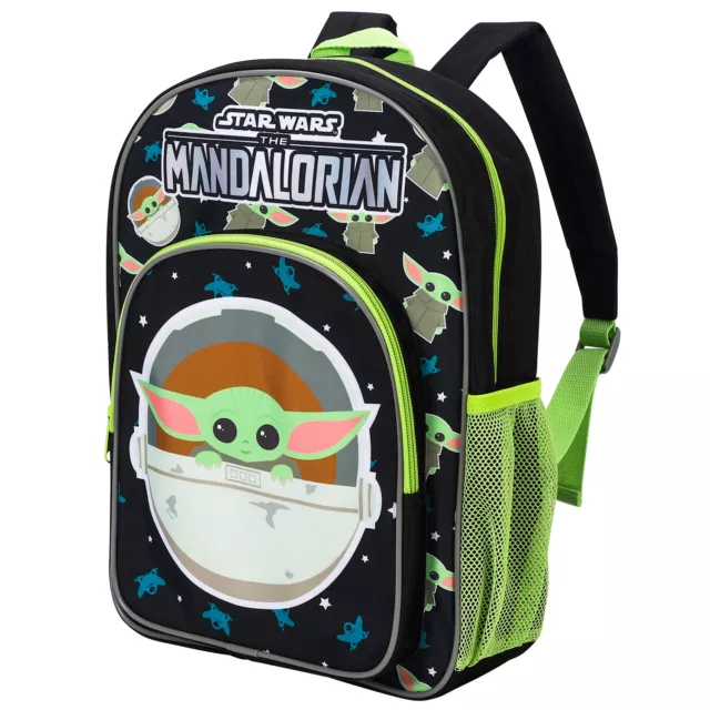 Star Wars Baby Yoda The Mandalorian Kids Premium Backpack School Rucksack Bag