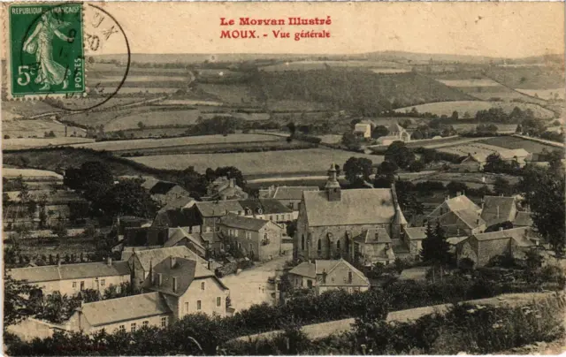 CPA Le MORVAN Illustrated MOUX General View Nievre (100228)