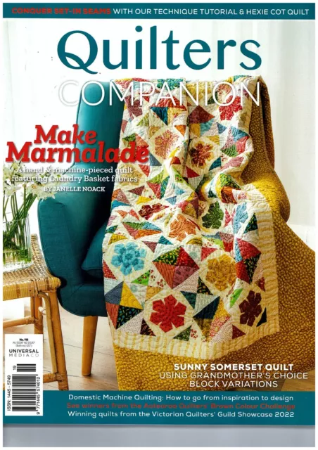 Australian Quilters Companion Magazine Issue No.118 Make Marmalode 2