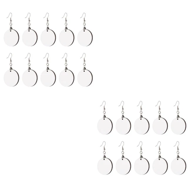 10 Pairs Sublimation Earrings Drop Earrings Earring Blanks Pendant