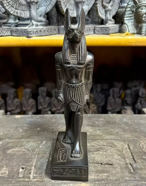ANCIENT EGYPTIAN ANTIQUITIES Statue Anubis God Afterlife mythology EGYPTIAN BC