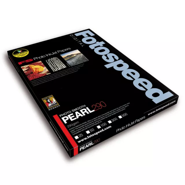 Fotospeed Foto glatte Perle 290 g/m Tintenstrahlpapier. A3 - 50 Blatt. Pro Inkjet