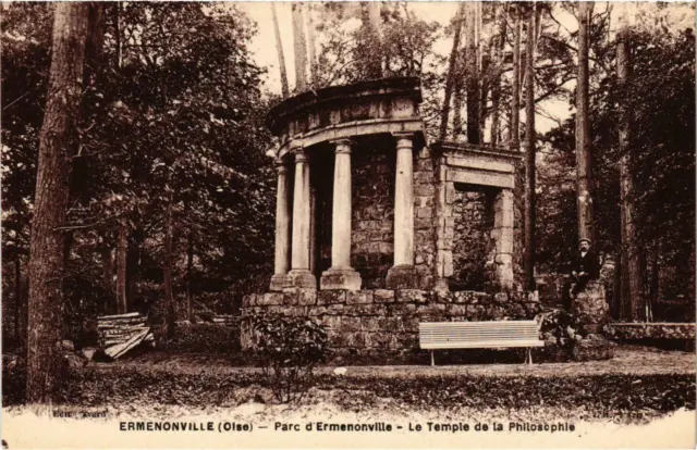 CPA Ermenonville - The Temple of Philosophy FRANCE (1020477)