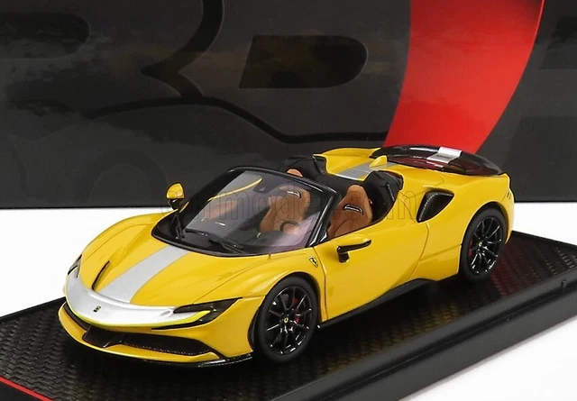 BBR Ferrari SF90 XX Spider Arctic White 1/43 - Miniature Neuve Sous Blister