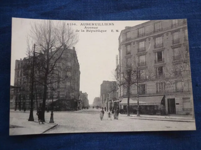 CPA Aubervilliers Avenue Of La Republic E M.Malcuit N°