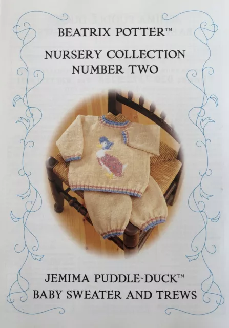 Beatrix Potter Jemima Puddle-Duck Knitting Pattern Sweater & Trews