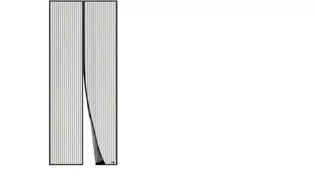 Tenda Zanzariera magnetica a calamita per porta balconi 100x215 140x240 140x250