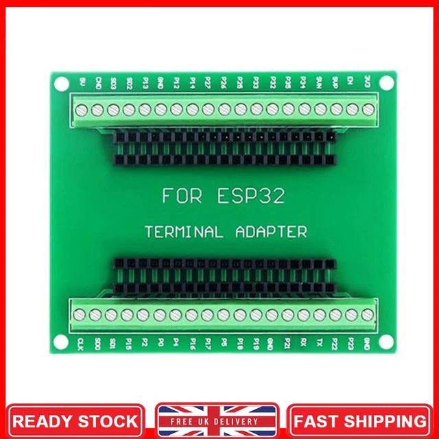 AITRIP 5PCS ESP32 GPIO Breakout Board 30Pins ESP32 Development Board Type-C USB And Micro USB CH340C WiFi Bluetooth Ultra-Low Power Dual Core ESP32-DevKitC-32 ESP-WROOM-32 Expansion Board
