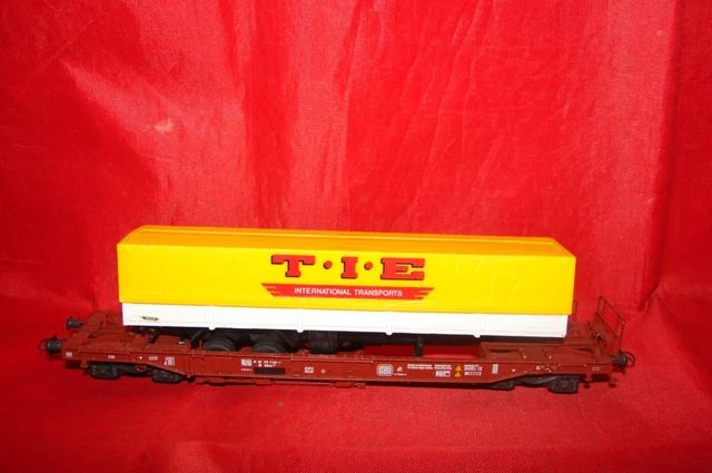 Roco Wagon Kangourou 46584 Avec Conteneurs Bahntrans - Neuf
