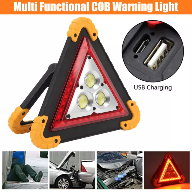 Warning Triangle Car Light Multi-Function Road Emergency Breakdown Hazard Light