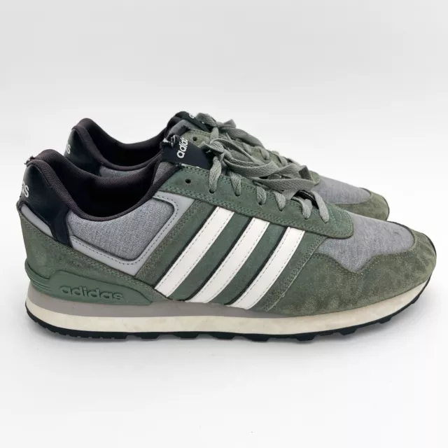 ADIDAS NEO 10K mens running lace up trainers size 11 UK Retro