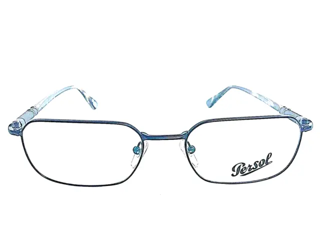 New Persol 2431-V 1055 Gunmetal Gray Havana 53mm Men's Eyeglasses Frame Italy