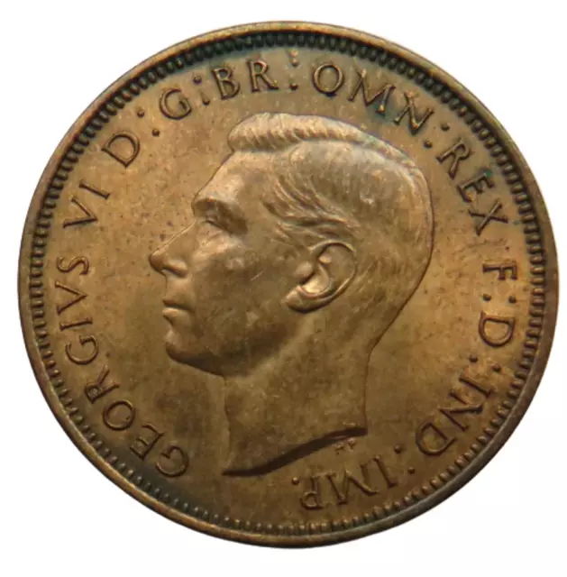 1939 King George VI Halfpenny Coin High Grade - Great Britain