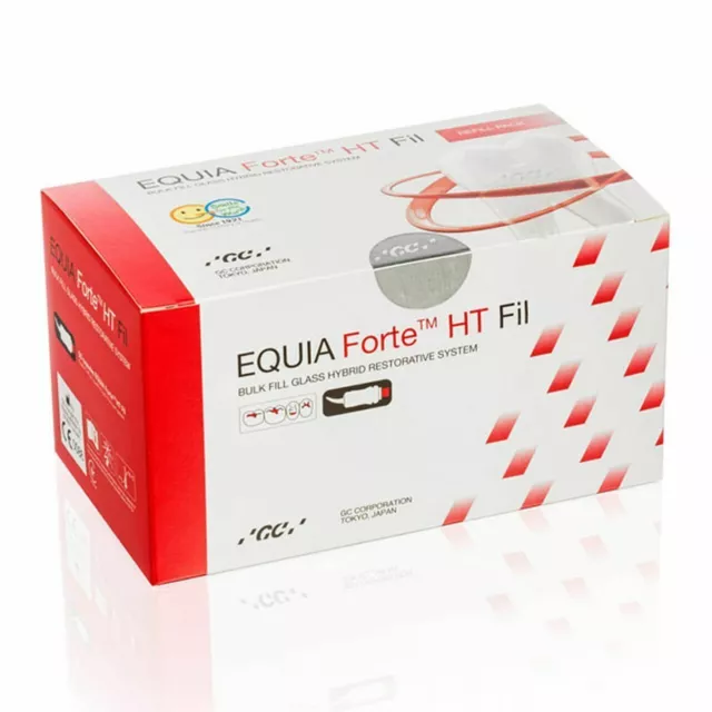 GC Equia Forte HT A3 Bulk Fill Glass Hybrid Restoration System 50 cap Dental