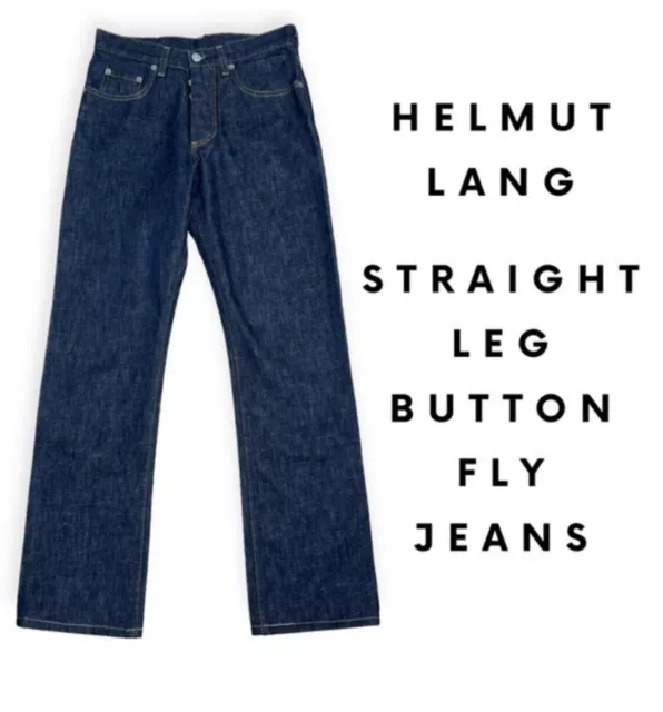 Helmut Lang Women's Classic Straight Leg Jeans Nwot Size 26