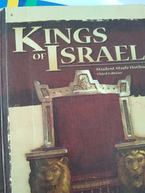 ABEKA KINGS OF Israel Student Text 9th Grade Bible 7 00 PicClick abeka-kings-of-israel-student-text-9th-grade-bible-7-00-picclick