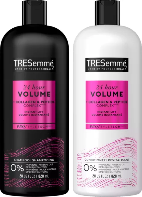 2 TRESemme Healthy 24 Hour Volume Shampoo & Conditioner Full Body 28 Fl Oz Ea