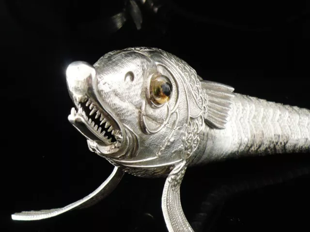 Large Continental Articulated Fish, Probably Spanish in Origin, 20th Century 3