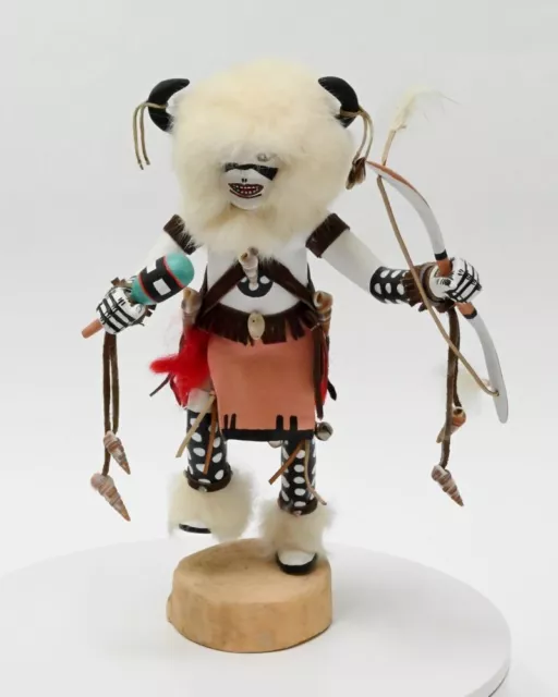 Navajo Kachina / Katsina Doll, White Buffalo Dancer by Denny Willie 13"