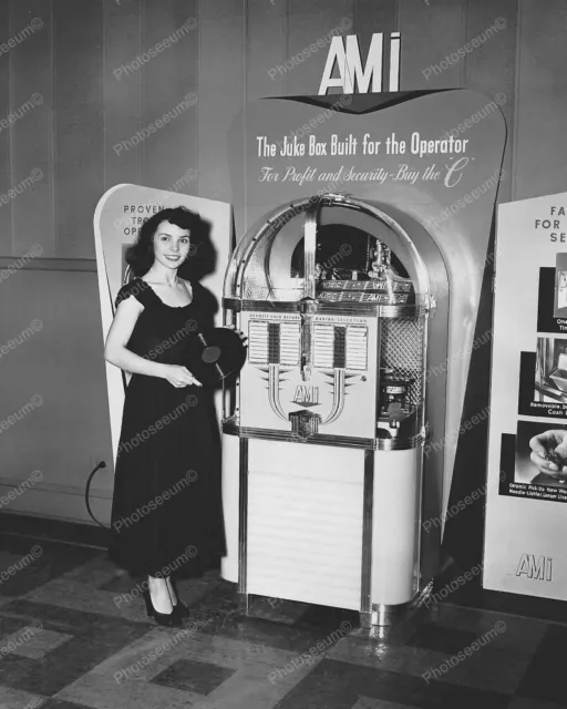 AMI Model C Jukebox 8x10 Reprint Of Old Photo