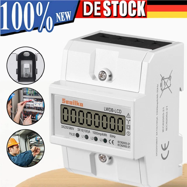 ENTES ES-45L ES-45L Contatore Corrente Alternata Digitale 45 A Approvazione Mid S 1 Pz 61042734 - Foto 4