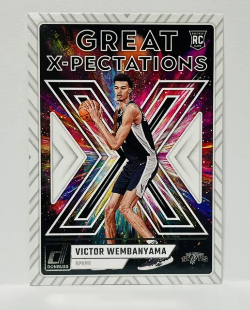 Victor Wembanyama 2023-24 Panini Donruss Basketball Rookie RC Great X-Pectations