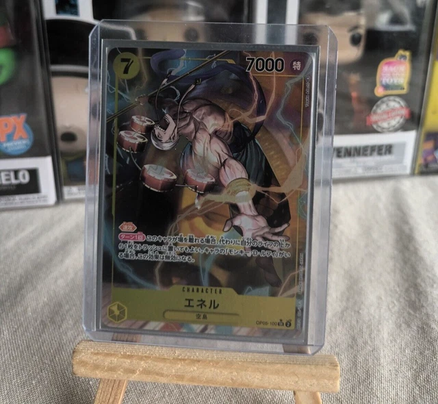 ONE PIECE CARD Game Enel OP05100 Parralel SR AA JAP NM EUR 1