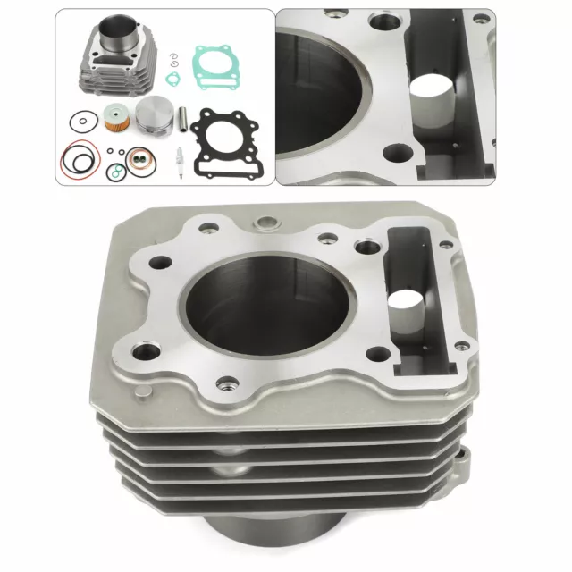 For 88-00 Honda TRX 300 Fourtrax Engine Top End Rebuild Kit Cylinder Head Piston