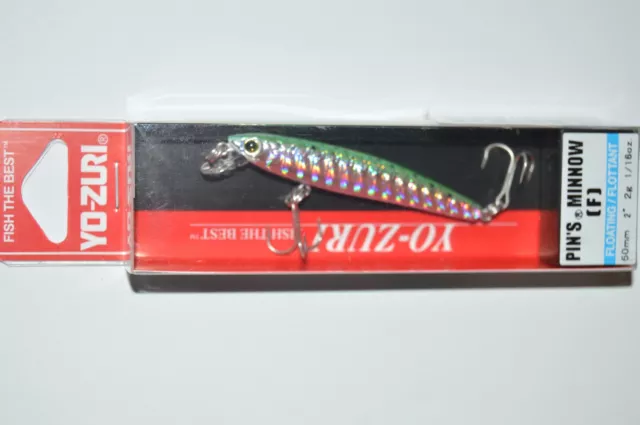 YO-ZURI PIN'S MINNOW Rainbow Trout 2 3/4 1/8 oz. floating F197