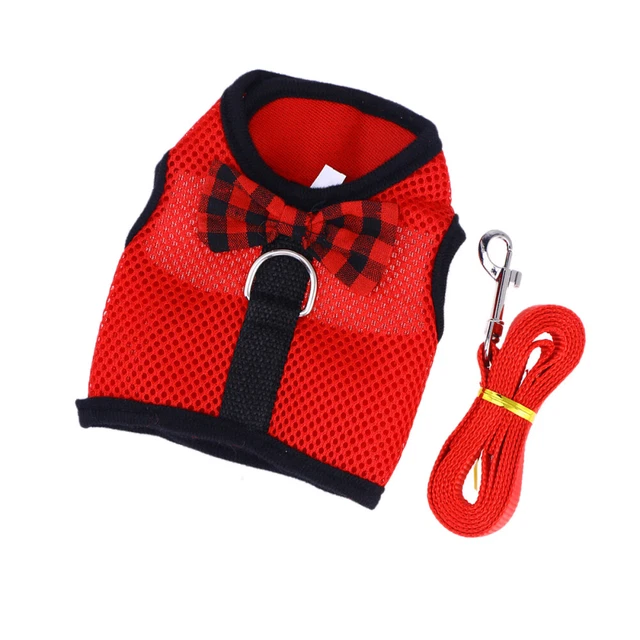 Harness With Leash Pet Guinea Pig Costumes Soft Mesh Vest Wiring