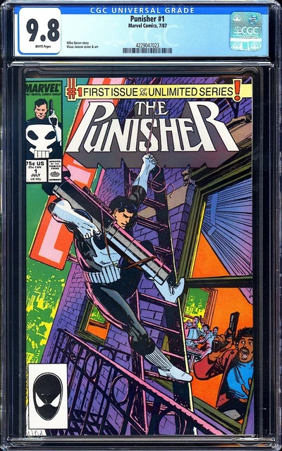 Punisher # 1 CGC 9.8 (Marvel 1987) 1st Ongoing Solo Series! KEY ISSUE! L@@K!