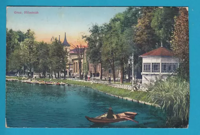 ▶ 415 ▶ AK Graz Hilmteich - Feldpost 1916