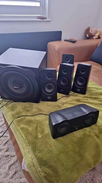 Trust Gaming Gxt 658 Tytan 5.1 Surround TRUST GAMING GXT 658 Tytan 5.1 Surround Speakers with built-in