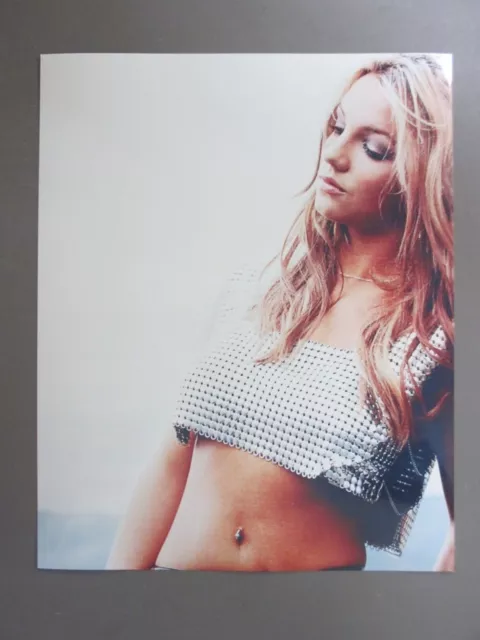 Britney Spears full color 8 X 10 glossy photo Beautiful REAL PHOTO !