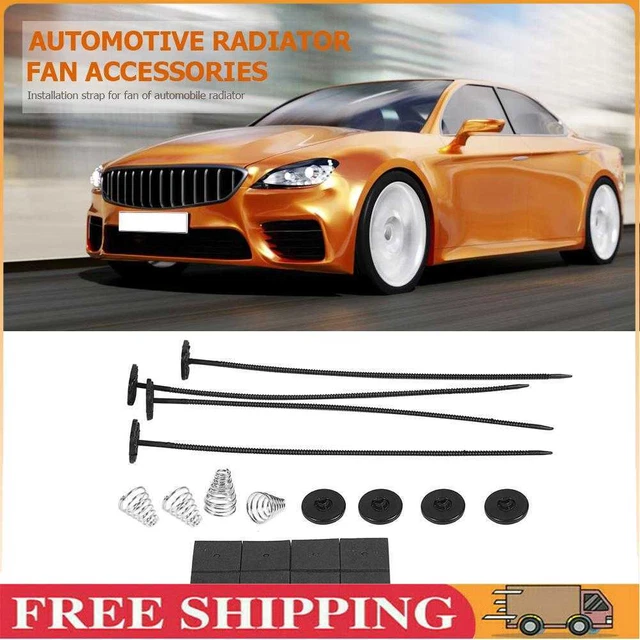 1 Set Car Electric Cooling Radiator Fan Mounting Tie Rod Kit Bracket Universal ~