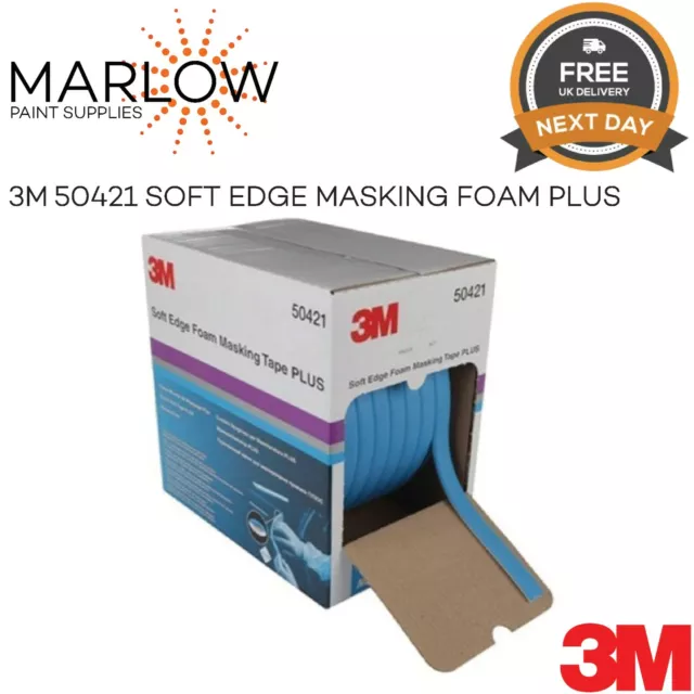 3M 50421 Soft Edge Foam Masking Tape Plus - 21Mm X 7Mm