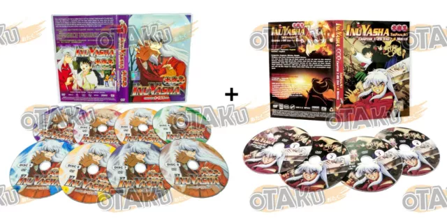 ANIME INUYASHA+HANYO NO YASHAHIME VOL.1-241END+ 4 MOVIE + SP ENG DUB+ FREE  ANIME