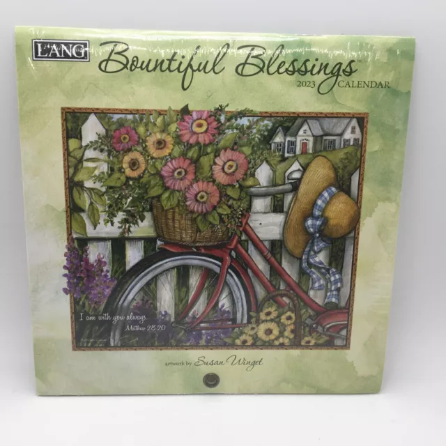 LANG 2023 BOUNTIFUL Blessings Mini Wall Calendar by Susan Winget New