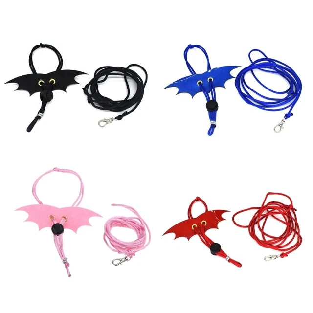 Lizard Leash Set Small Bearded Dragon Adjustable Harness Soft  Decoration